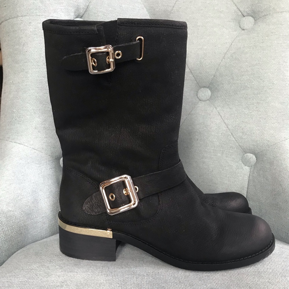 Vince Camuto Moto Boots 8.5